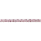 C-THRU 10ths Bevelled Ruler, 30cm/12”, 12 Pack-Calibrated in 16ths to the inch