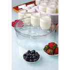 Euro Cuisine GY4 Expansion Tier for Yogurt Maker, Clear-Each rack holds 7 x 6-oz. jars