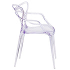 Flash Furniture Nesting Series Transparent Stacking Side Chair-Transparent Crystal Finish