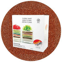 Sandtastik Floral Coloured Sand, 25 lb (11.3 kg) Box, Marsala-Coarse grain with natural sparkle throughout