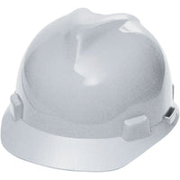 MSA V-Gard Protective Cap, Pinlock Suspension, White - 5 Pack-Certification(s) ANSI Type I