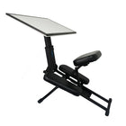 Victor The Edge Desk Ergonomic Adjustable Kneeling Desk (D-1060)-Provides comfortable support and encourages proper upright sitting to help reduce fatigue and lower back pain associated with poor posture.
