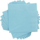 JAM Paper Beverage Napkins - Small - 5" x 5" - Sea Blue - 600 Pack (5255620711b)-Sea blue paper cocktail napkins
