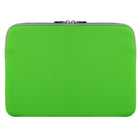 Vangoddy 13.3" Neoprene Laptop Sleeve - Green-Front zippered compartment is great for holding accessories