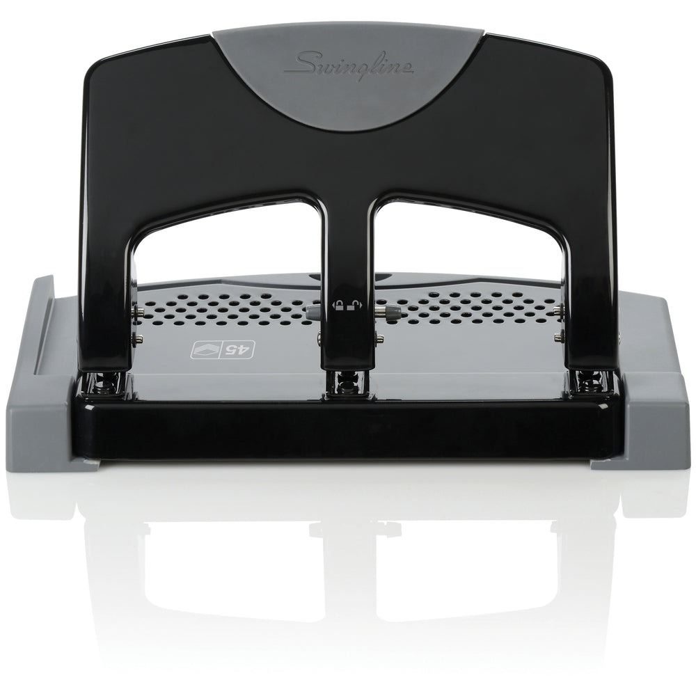 Swingline SmartTouch Low Force 3-Hole Punch - 45 Sheet Capacity