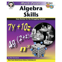 eBook: Mark Twain 404144-EB Math Tutor: Algebra - Grade 6 - 8-You will receive two emails: one confirming your entire order, and one with a "Download Software" buttonYou can download immediately or return to your email to download later