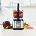 Kenmore 11-Cup Food Processor and Vegetable Chopper - 500W - Black-Reversible slicing/shredding disc