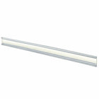 Azar Displays 1" x 11" Plastic Adhesive-Back C-Channel Nameplates, Clear, 20 Pack (199603)-Great for offices, schools, business and much more