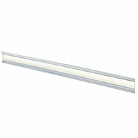 Azar Displays 1" x 11" Plastic Adhesive-Back C-Channel Nameplates, Clear, 20 Pack (199603)-Great for offices, schools, business and much more