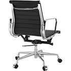 Nicer Furniture Group Style Low Back Executive Chair - Black-Adjustable Height. Built-In Lumbar Support