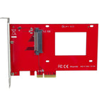StarTech U.2 to PCIe Adapter for 2.5" U.2 NVMe SSD, SFF-8639, x4 PCI Express 3.0 (PEX4SFF8639)-Simplify system builds with a U.2 to PCIe adapter that mounts your SSD directly to the adapter, with no need for adapter cables