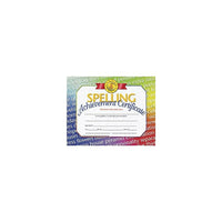 Flipside Spelling Achievement Certificate, 8 1/2" x 11", White, 90 Pack-Dimensions: 8 1/2"L x 11"W