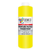 DEMCO EnCouleurs Inc School Fingerpaint - 500 mL - Yellow-Finger paint
