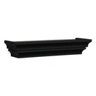 kieragrace Madison Contoured Wall Ledge & Shelf, 16", Black, 3 Pack-Made of MDF with smooth veneer