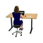 Uncaged Ergonomics WOBBLE STOOL AIR (WSA-B) Rolling Adjustable Height, Sitting Balance Chair for Office, Black-ERGONOMIC OFFICE STOOL: Wobble Stool Air is a unique balance stool designed for the modern, active office