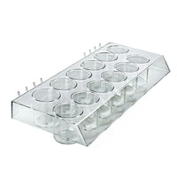 Azar Displays 12-Cup Molded Display Tray, 2 Pack (225579)-Made from molded