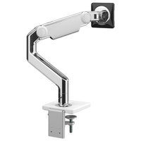 Humanscale M8.1 Monitor Arm-With innovative features like its Compensator Mechanism and Self-Lubricating Precision Bearings, M8.1 allows users to effortlessly adjust their monitor(s) to their optimal ergonomic position while also providing top-to-bottom cable management