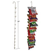 Azar Displays Display Strips, 10 Pack-Almond Metal