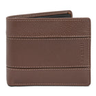 Bugatti Opposites Attract - Flip-UP -  Leather - Brown (MWL2253BU-BROWN)-4.25"L x 3.5"H x 0.5"W