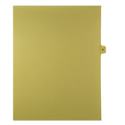 Mark Maker Legal Exhibit Index Tab Buff Single Tabs, 1/15th Cut, Letter Size, No Holes, Number 81, 25 Pack-Buff Single Tabs, 1/15th Cut