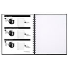 Cambridge Limited Hardcover Notebook, 11" x 9-3/4", 192 Pages-Black