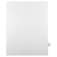 Mark Maker Legal Exhibit Index Tab White Single Tabs, 1/25th Cut, Letter Size, No Holes, Number 196, 25 Pack-White Single Tabs, 1/25th Cut