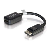 C2G 8In Blk DisplayPort M/ HDMI F (54322)-Colour - Black