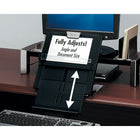 Fellowes Professional Series In-Line Document Holder-Top and bottom sections offer 4 position adjustments to accommodate oversized documents