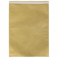 JAM Paper Open End Foil Envelopes with Self-Adhesive - 8.375" x 11" - Gold - 25 Pack -Colour: Gold 