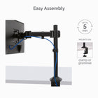 Basic Tech Single Monitor Arm (8057601)-Meets VESA mounting standards.