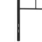 Flash Furniture Woodstock Decorative Black Metal Full Size Headboard-Round Posts