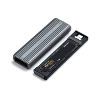 Satechi NVMe/Sata SSD Enclosure for USB-C Devices - Space Grey-SSD not included