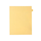 Mark Maker Legal Exhibit Index Tab Buff Single Tabs, 1/26h Cut, Letter Size, No Holes, Letter C, 25 Pack-Buff Single Tabs, 1/26th Cut