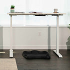 MotionGrey ErgoFeel Anti-Fatigue Cushioned Portable Sit to Stand Standing Desk Floor Mat for Office and Home- 23" x 26.7- Black-Spacious 23"x 26.7" size provides plenty of room to adjust your stance and enjoy the massage features of the MotionGrey ErgoFeel Mat while standing.