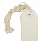 Jam Paper Gift Tag with String - Tiny - 2 3/4" x 1 3/8" - White - 1000 Pack-Quantity: 1000 tags per pack