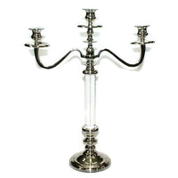 Elegance 22 " Lucille 3-Lite Candelabra-Material: Stainless Steel