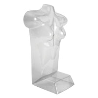 Eddie's Female Countertop Body Form - Clear - 3 Pack (155620-3)-Female Countertop Body Form