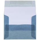 JAM Paper A2 Invitation Envelopes, 4.38 x 5.75, Surf Blue Translucent Vellum, 50 Pack (1591647I)-Envelope Size: 4.38" x 5.75"