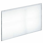 Azar Displays 17" x 22" Horizontal Wall Mount Acrylic Sign Holder, Clear, 10 Pack (162729)-Use to displays information on walls and doors, maximizing advertising opportunity