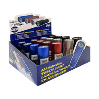 Flashlight - LED- Battery Incuded-Knurled barrel for extra gip