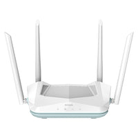 D-Link R15 AX1500 Dual Band Wi-Fi Smart Router - White-Next-generation speeds up to 1.5 Gbps built for the modern device-dense smart home