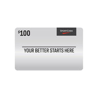 Sport Chek $100 Gift Card-Air Miles cannot be collected on Gift Card purchases.
