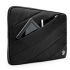 Vangoddy Jam 15.6" Laptop Sleeve - Black-Back exterior pocket perfect for holding accessories