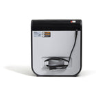 TRU RED 8-Sheet Micro-Cut Personal Shredder (TR-BMC8A)-Interlocking Bin prevents operation of shredder if bin is not fully engaged