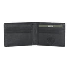 Roots Men's Slim Wallet with Back ID Window - Black-Billfold compartment