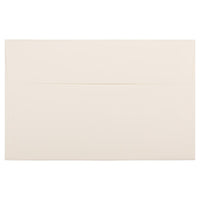 JAM Paper A10 Invitation Envelopes, 6 x 9.5, Strathmore Natural White Linen, 1000 Pack (900789414B)-Natural white