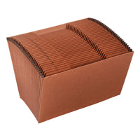 Pendaflex Expanding File, Legal Size, 1- 31, Red Fibre, Open-Portable file cabinet has built-in partitions for sorting letters, memos, cheques and mail