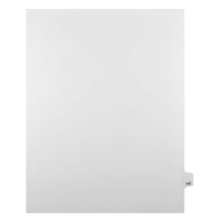 Mark Maker Legal Exhibit Index Tab White Single Tabs, 1/25th Cut, Letter Size, No Holes, Number 147, 25 Pack-White Single Tabs, 1/25th Cut
