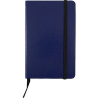 JAM Paper Hardcover Lined Notebook With Elastic Closure, Small, 3.75 x 5.63 Journal, Blue, 2 Pack (340526609g)-Size: 3 3/4" x 5 5/8"