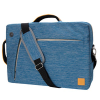 Vangoddy Slate Shoudler Carrying Bag For 17.3" Laptop - Blue-VanGoddy Slate 3 in 1 Messenger/Backpack with Adjustable shoulder straps